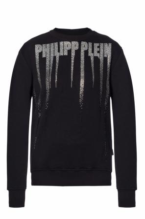 Sweatshirt with a logo studded with stones, zdjęcie 1 Sweatshirt with a logo studded with stones od Philipp Plein